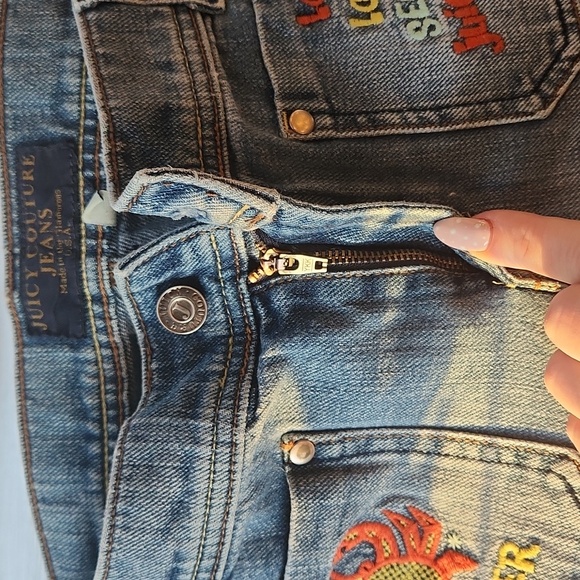 Juicy Couture Hippie Jeans Size 27 - Picture 15 of 15